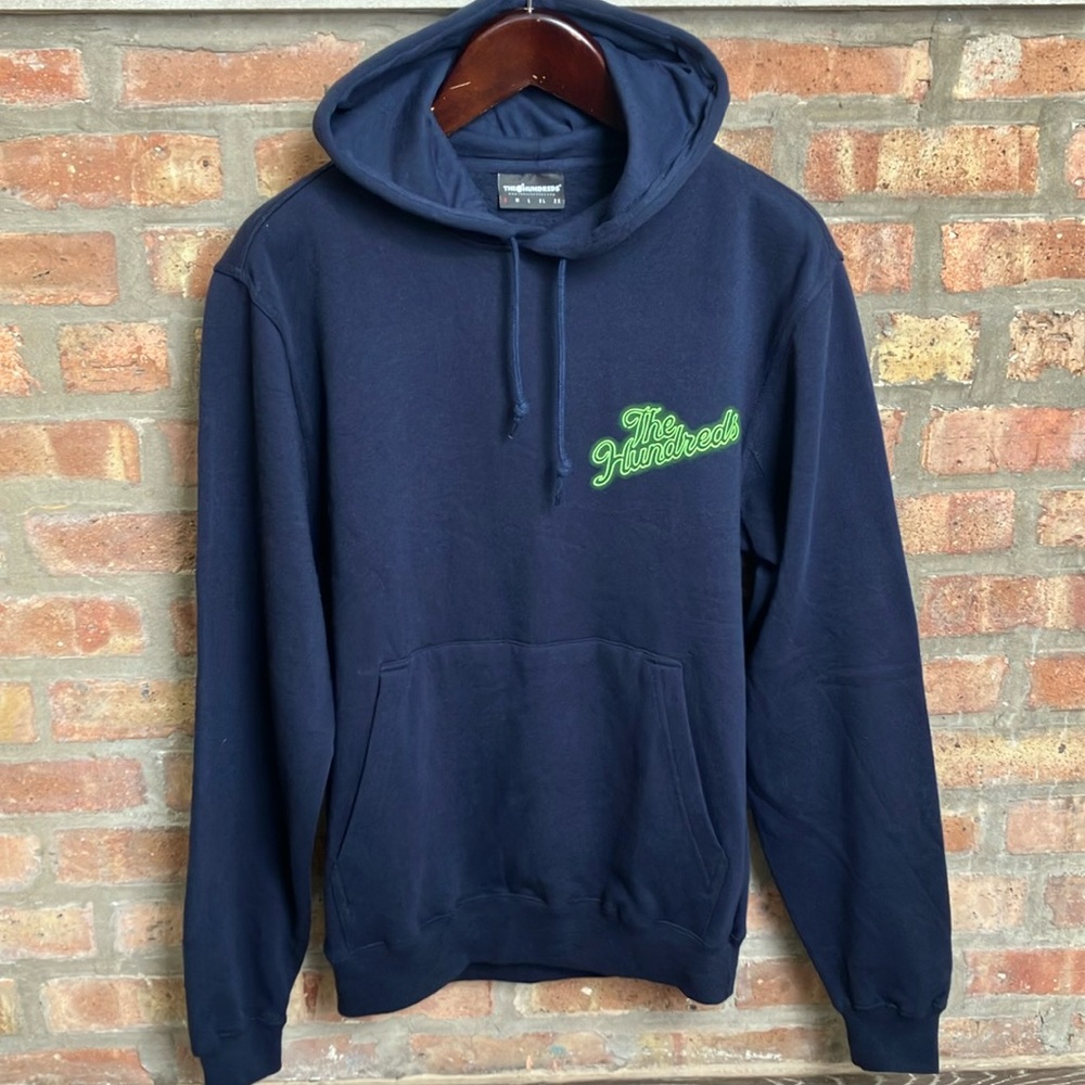 The Hundreds dark blue graphic hoodie sweatshirt